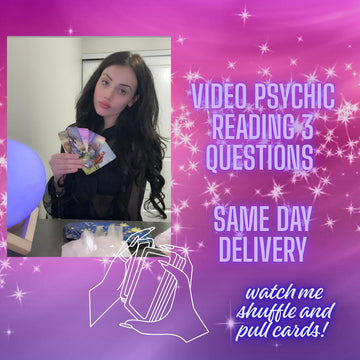 Video Psychic Reading 3 Questions Same Day Delivery